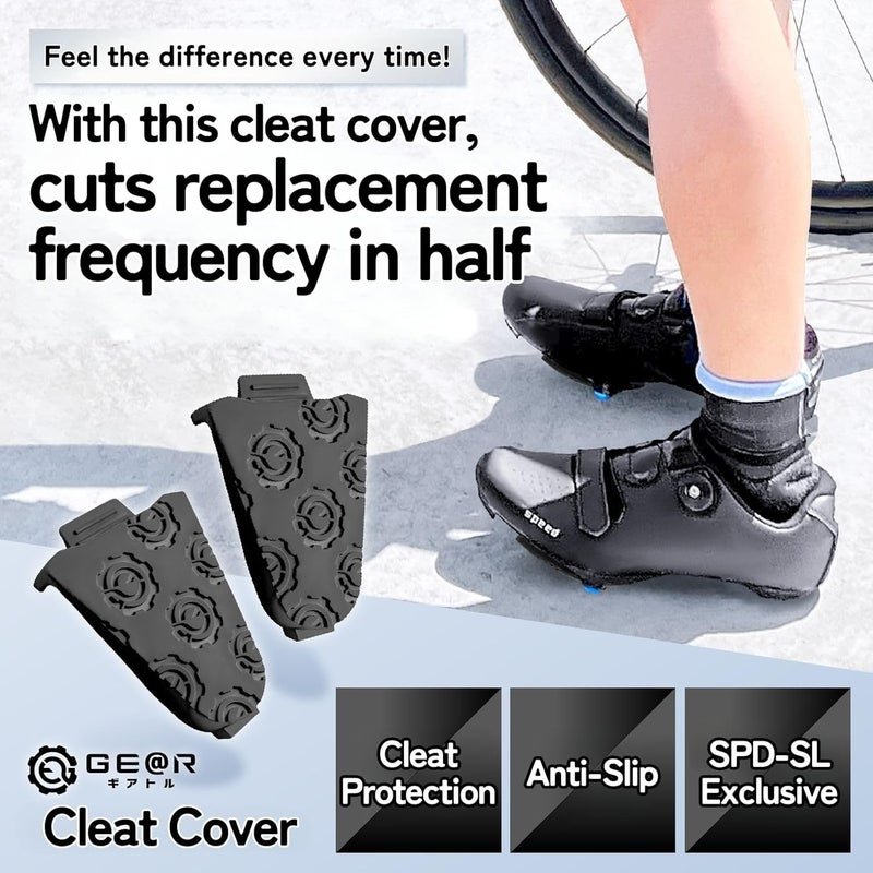 GER SPD-SL Cleat Set SM-SH11 ISMSH11J / SM-SH12 ISMSH12J, SPD-SL Compatible Cleat Cover Set - Image 2